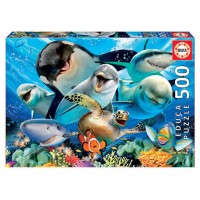 Educa Underwater Selfies Puzzle rompecabezas 500 pieza(s) (Espera 4 dias)