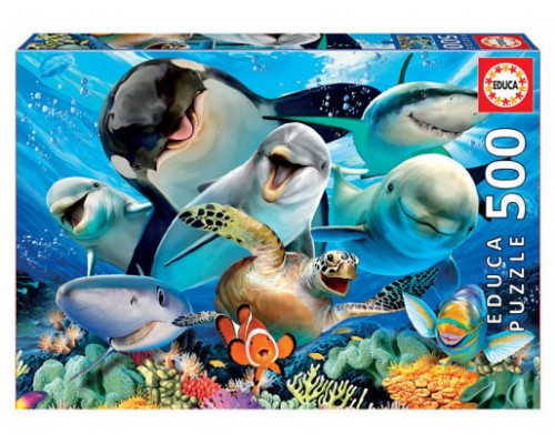 Educa Underwater Selfies Puzzle rompecabezas 500 pieza(s) (Espera 4 dias)