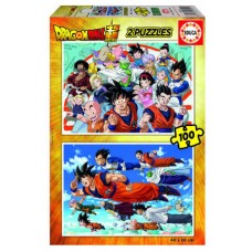 PUZZLE 2x100 DRAGON BALL DE 6-8 AÑOS EDUCA BORRAS 18214 (Espera 4 dias)