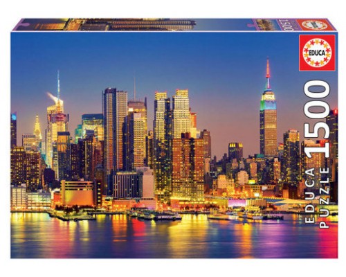 Educa Manhattan at Night Puzzle rompecabezas 1500 pieza(s) (Espera 4 dias)