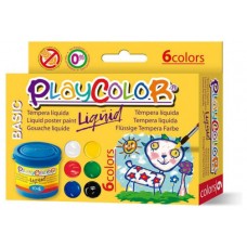 LIQQUID 40ML. EN 6 COLORES SURTIDOS + PINCEL PLAYCOLOR 19931 (Espera 4 dias)