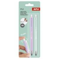 PACK 2 LAPICES RETRACTIL INFINITO LILA/VERDE APLI 20065 (Espera 4 dias)-1051 PACK 2 LAPICES RETRACTIL INFINITO LILA/VERDE APLI 20065 (Espera 4 dias)