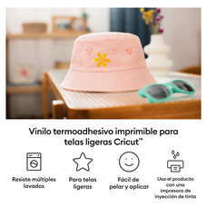 CRICUT PRINTABLE IRON-ON FOR BRIGHT FABRIC A4 - 5 SHEETS (Espera 4 dias)-1051 CRICUT PRINTABLE IRON-ON FOR BRIGHT FABRIC A4 - 5 SHEETS (Espera 4 dias)
