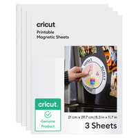 CRICUT PRINTABLE MAGNET SHEETS A4 (3) WHITE (Espera 4 dias)-1051 CRICUT PRINTABLE MAGNET SHEETS A4 (3) WHITE (Espera 4 dias)