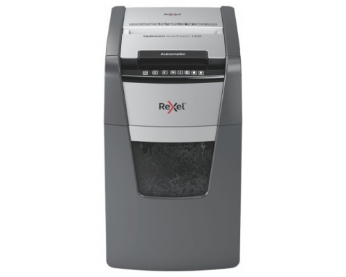 Rexel Optimum AutoFeed+ 150X A triturador de papel Corte cruzado 55 dB 22 cm Negro, Gris (Espera 4 dias)