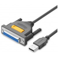 Cable Impresora USB a DB25 UGREEN 25 Pines 2m Gris (Espera 2 dias)
