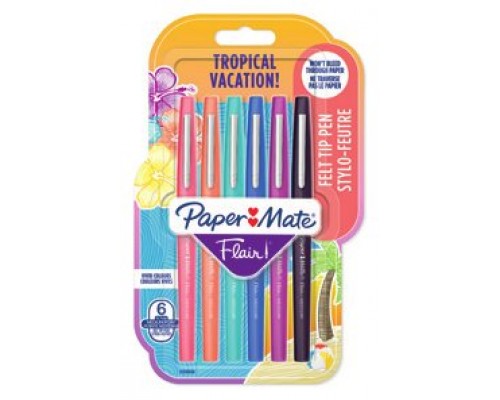 FLAIR M. TROPICAL VACATION BL6 PAPER MATE 2028906 (Espera 4 dias)