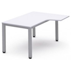 MESA DE OFICINA SERIE EXECUTIVE FORMA L DERECHA 160X120 GRIS / BLANCO ROCADA 2051AD04 (Espera 4 dias)