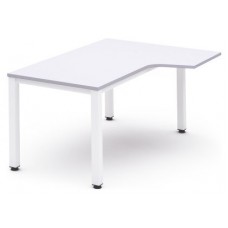 MESA DE OFICINA SERIE EXECUTIVE FORMA L DERECHA 160X120 BLANCO/BLANCO ROCADA 2051AM04 (Espera 4 dias)