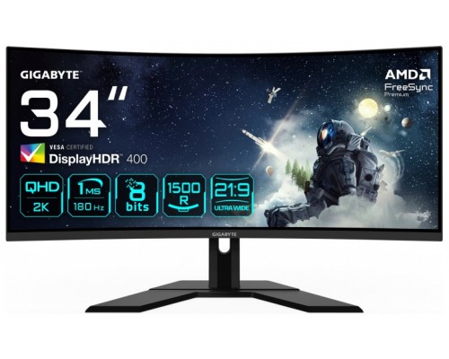 GIGABYTE G34WQCP pantalla para PC 86,4 cm (34") 3440 x 1440 Pixeles Quad HD LED Negro (Espera 4 dias)