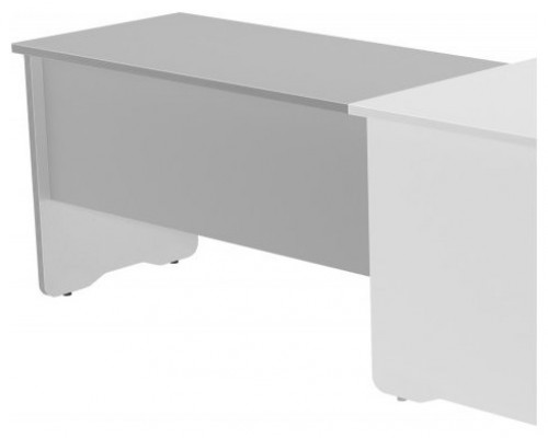ALA PARA MESA DE OFICINA SERIE WORK 100X60 GRIS / GRIS ROCADA 2102AN02V24 (Espera 4 dias)