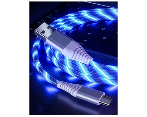 Cable USB Tipo C LED Azul Biwond (Espera 2 dias)