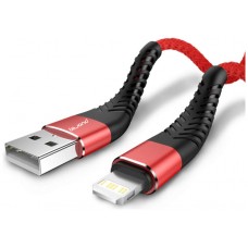 Cable Anti Rotura Lightning a USB 2.0 Rojo Biwond (Espera 2 dias)