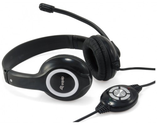 HEADSET USB  EQUIP LIFE MICROFONO FLEXIBLE CONTROL