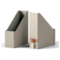 PACK 2 REVISTEROS DE CART&Oacute;N COLOR BEIGE LEITZ 24710012 (Espera 4 dias)