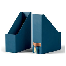 PACK 2 REVISTEROS DE CART&Oacute;N COLOR AZUL LEITZ 24710068 (Espera 4 dias)