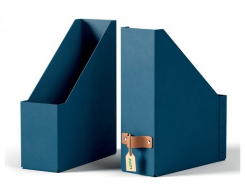 PACK 2 REVISTEROS DE CART&Oacute;N COLOR AZUL LEITZ 24710068 (Espera 4 dias)