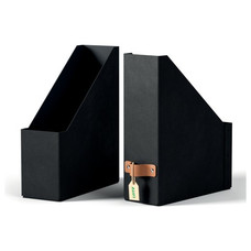PACK 2 REVISTEROS DE CART&Oacute;N COLOR NEGRO LEITZ 24710095 (Espera 4 dias)