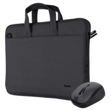 PACK MALETIN Y MOUSE TRUST BOLOGNA 24988 NEGRO