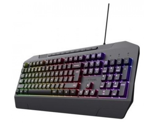 TRUST TECLADO GAMING ILUMINADO GXT836 EVOCX ES (24998) (Espera 4 dias)