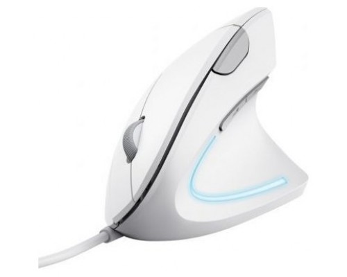 RATON OPTICO ERGONOMICO VERTICAL VERTO BLANCO TRUST (Espera 4 dias)
