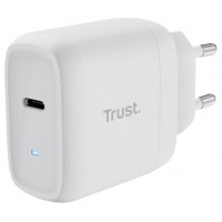 CARGADOR PARED/VIAJE USB-C 45W MAXO BLANCO TRUST (Espera 4 dias)