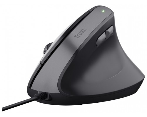 RATON OPTICO ERGONOMICO VERTICAL BAYO II NEGRO TRUST (Espera 4 dias)