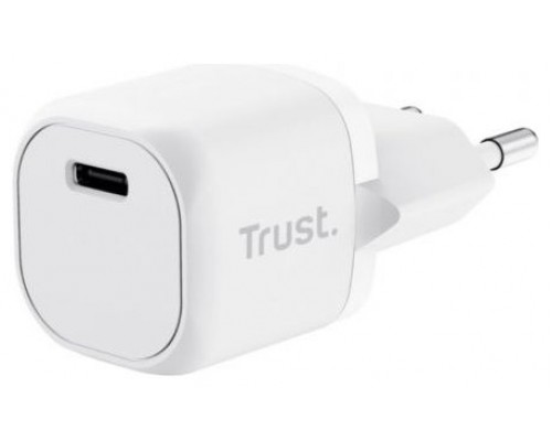 CARGADOR DE PARED TRUST 25205 USB-C 20W COMPATIBLE PD
