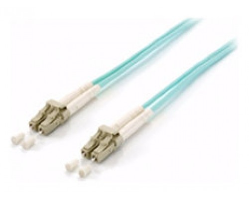 CABLE FIBRA OPTICA OM3 DUPLEX LIBRE HALOGENOS LC/LC