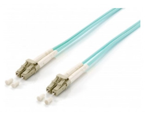 CABLE FIBRA OPTICA OM3 DUPLEX LIBRE HALOGENOS LC/LC