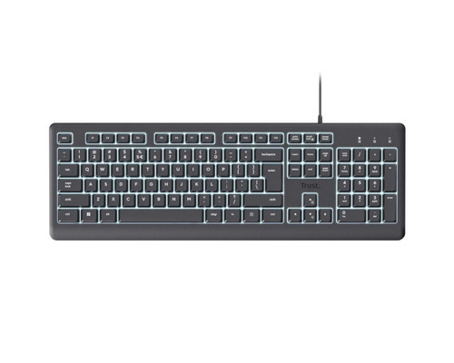 TECLADO TRUST PRIMO ILLUMI BK-1192 TECLADO TRUST PRIMO ILLUMI BK
