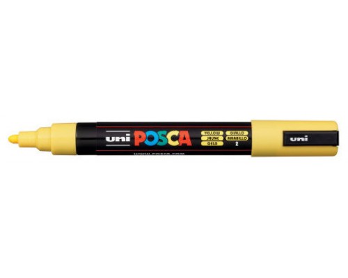 MARCADOR PC-5M POSCA 1.8-2.5MM AMARILLO UNI-BALL 286526000 (MIN6) (Espera 4 dias)