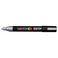 MARCADOR PC-5M POSCA 1.8-2.5MM PLATA UNI-BALL 286674000 (MIN6) (Espera 4 dias)