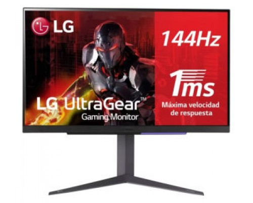 LG MONITOR (27GR93U-B) 27"/16:9/ULTRA GEAR GAMING/4K 3840 X 2160/IPS/1 MS/144 HZ/FREE SYNC/2X HDMI/DP/3X USB-A (Espera 4 dias)