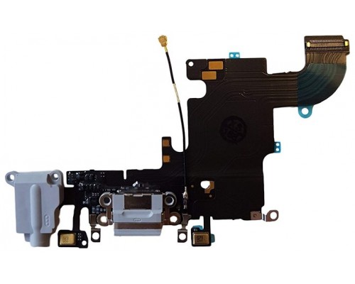 REPUESTO FLEX CONECTOR DE CARGA SILVER IPHONE 6S (Espera 4 dias)