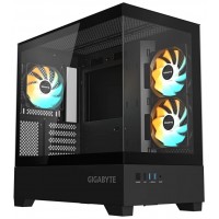 GIGABYTE C201 PANORAMIC Caja de PC &ndash; Torre Media, m-ATX, soporte para radiador de 360 mm, 3 ventiladores preinstalados, USB 3.0, compatible con RGB Fusion (Espera 4 dias)