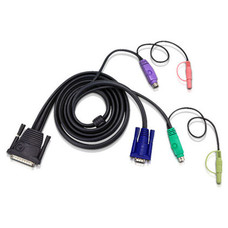 Aten 33ft PS/2 cable para video, teclado y ratón (kvm) Negro 10 m (Espera 4 dias)-10530 Aten 33ft PS/2 cable para video, teclado y ratón (kvm) Negro 10 m (Espera 4 dias)