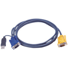Aten 2L5206UP cable para video, teclado y ratón (kvm) Negro 6 m (Espera 4 dias)-10519 Aten 2L5206UP cable para video, teclado y ratón (kvm) Negro 6 m (Espera 4 dias)