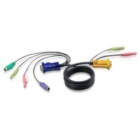 Aten Cable KVM PS/2 con audio y SPHD 3 en 1 de 1,8 m (Espera 4 dias)