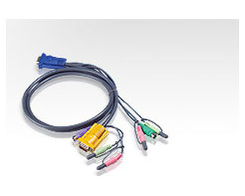 Aten Cable KVM PS/2 con audio y SPHD 3 en 1 de 5 m (Espera 4 dias)-10518 Aten Cable KVM PS/2 con audio y SPHD 3 en 1 de 5 m (Espera 4 dias)