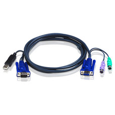Aten 2L5502UP cable para video, teclado y ratón (kvm) Negro 1,8 m (Espera 4 dias)-10510 Aten 2L5502UP cable para video, teclado y ratón (kvm) Negro 1,8 m (Espera 4 dias)