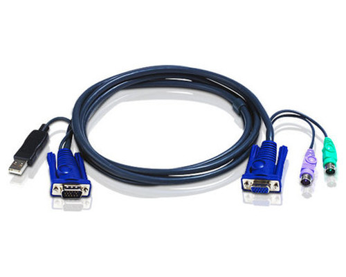 Aten 2L5506UP cable para video, teclado y ratón (kvm) Negro 6 m (Espera 4 dias)-10514 Aten 2L5506UP cable para video, teclado y ratón (kvm) Negro 6 m (Espera 4 dias)
