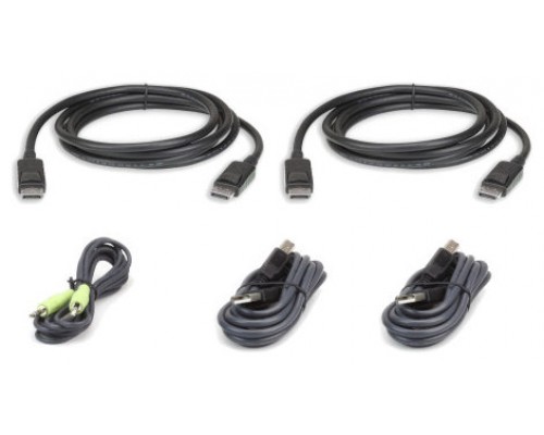 Aten 2L-7D03UDPX5 cable para video, teclado y ratón (kvm) 3 m Negro (Espera 4 dias)