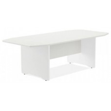 MESA DE REUNIONES 220X100X72CM. COLOR: PATA BLANCA / TABLERO BLANCO ROCADA 3003AW04 (Espera 4 dias)