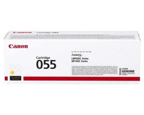 CANON Toner 055 Y LBP660 amarillo 2.100p