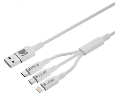 KODAK CABLE USB  (Lightning / USB-C/ MICRO-USB)