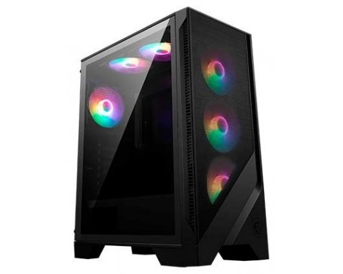 MSI MAG FORGE 120A AIRFLOW carcasa de ordenador Midi Tower Negro, Transparente (Espera 4 dias)