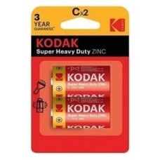 PILAS C LR14 KODAK EXTRA HEAVY DUTY ZINC PACK 2-1600 PILAS C LR14 KODAK EXTRA HEAVY DUTY ZINC PACK 2