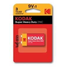 PILAS 9V KODAK EXTRA HEAVY DUTY ZINC 9V 1 UNIDAD 250-1600 PILAS 9V KODAK EXTRA HEAVY DUTY ZINC 9V 1 UNIDAD 250