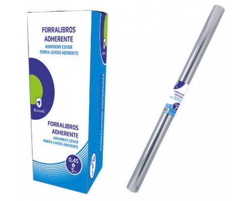 FORRALIBROS ADHERENTE PVC 5M X 45 CM. TRANSPARENTE BISMARK 315626 (MIN60) (Espera 4 dias)